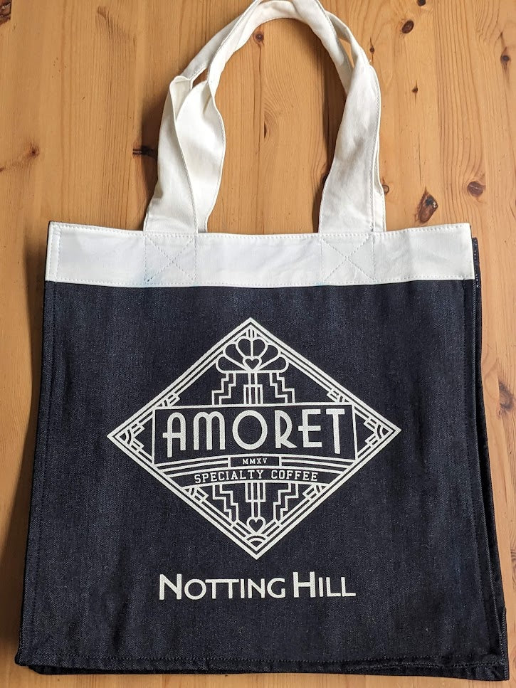 AMORET Denim Tote Bag