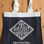 AMORET Denim Tote Bag