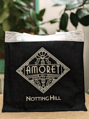 AMORET Denim Tote Bag