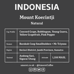 INDONESIA Mount Koerintji (Natural)